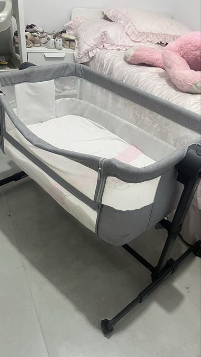 Berço Kinderkraft Neste Up 2 – Cinzento – Bom estado