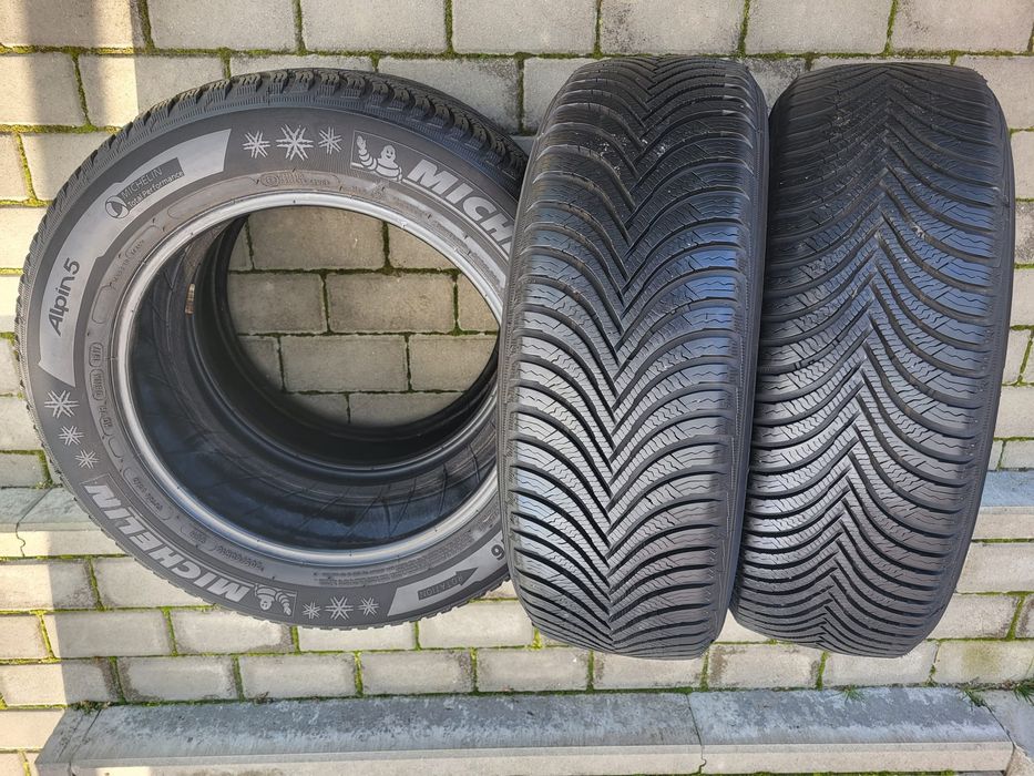 4x Opony Zimowe 205/60/16 Michelin Alpin5 Bieżnik 8mm