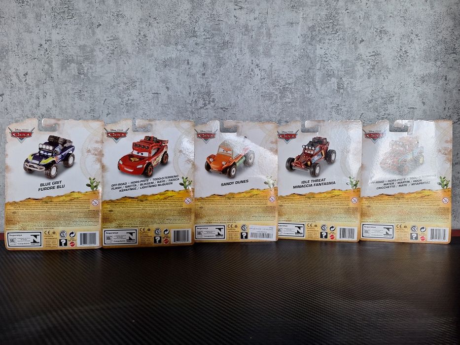 Disney Pixar Cars Auta Mattel z seri Radiator Springs 500 1/2