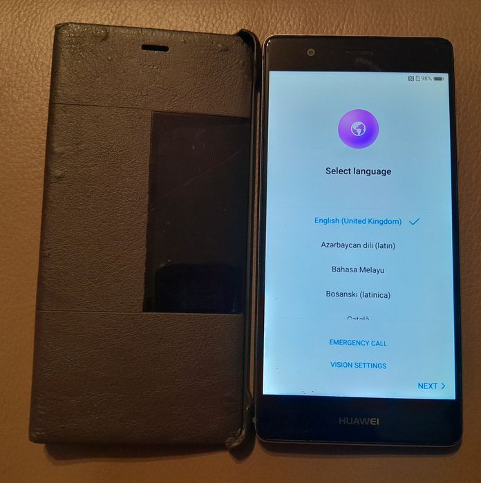 huawei P9 srebrny EVA-L09+etui