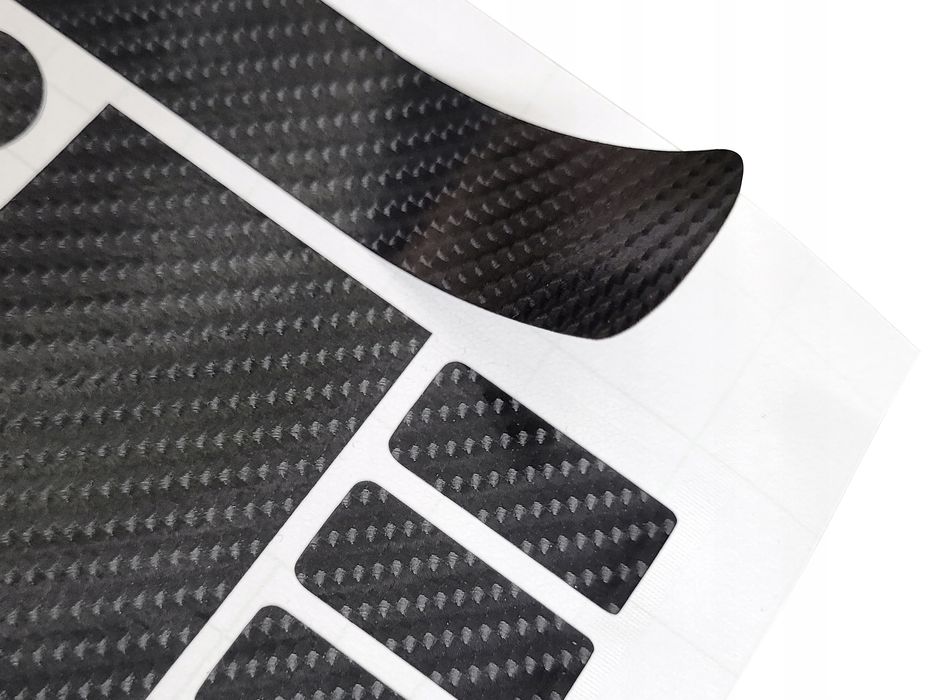 Naklejki ochronne NA ROWER CARBON 40x20cm 21szt