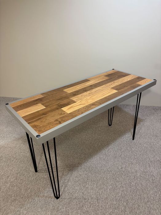 Stół/biurko  z litych dębowych desek  ręcznie robione