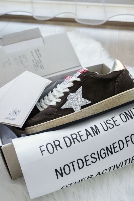Кеди Golden Goose коричневі / Кросівки Golden Goose коричневі