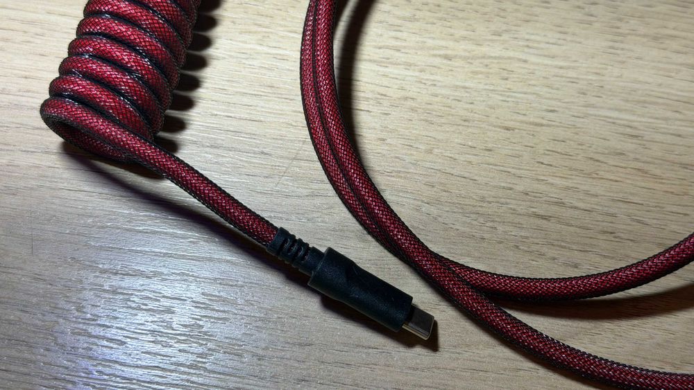 Кабель HyperX Coiled Cable USB-C — USB-A Red/Black 1,37 м, Ідеал стан