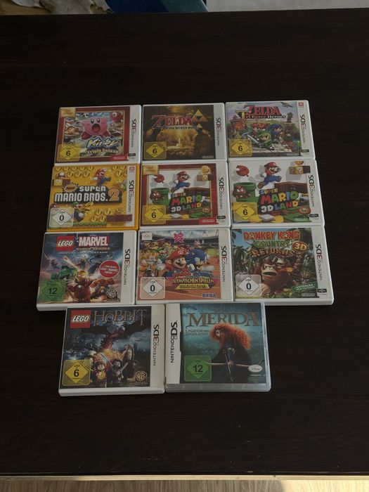 Sprzedam zadbany zestaw 15 gier na Nintendo 3DS