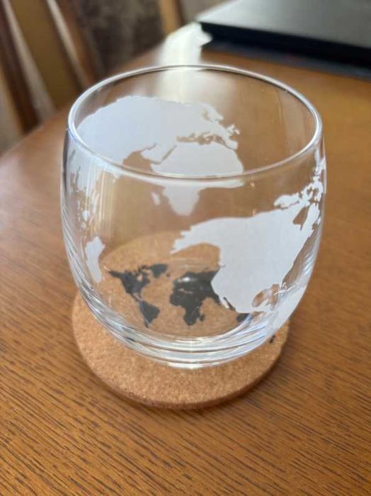 Duża Karafka Do Whisky Globus Nalewki Wody Szklanki Kostki + Gratisy