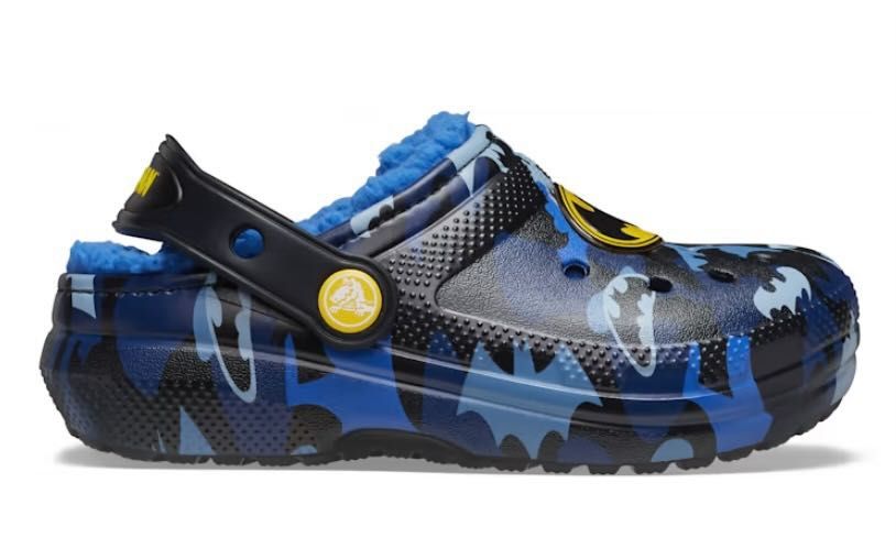 Утепленные тапки Crocs с мехом для мальчиков. J1, J2 (31-33). Теплые