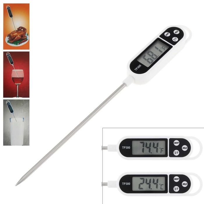 Termometr kuchenny cyfrowy sonda lcd -50 do 300 stopni do mięs