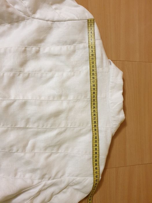 Жіночий жакет льон великий розмiр XL  лляний піджак лён білий молочний блейзер кофта блуза сорочка рубашка Per Una cos Massimo Dutti Max Mara большой