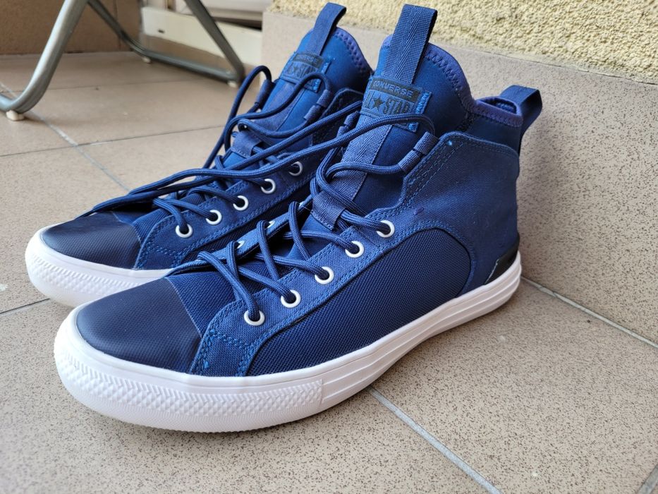 Converse Ctas Ultra Mid - Niebieskie,