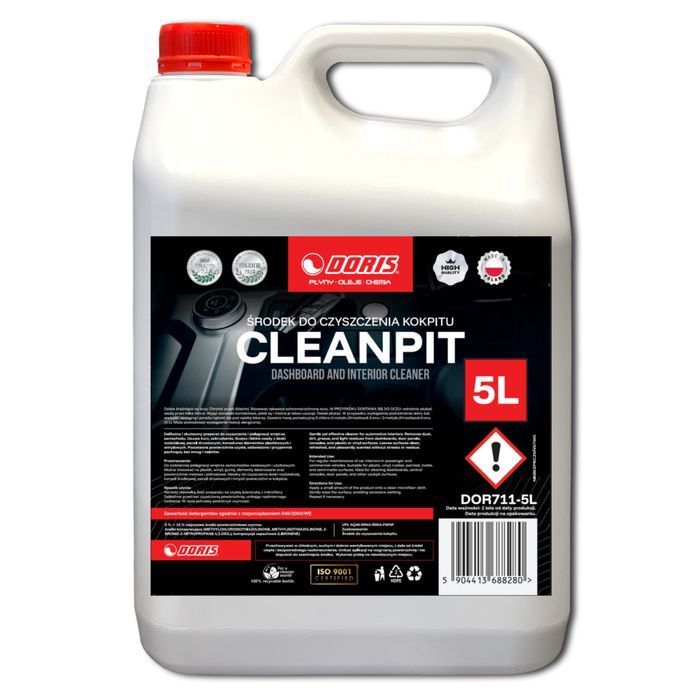Cleanpit Środek do czyszczenia kokpitu DORIS 10L Zestaw 2szt x 5L