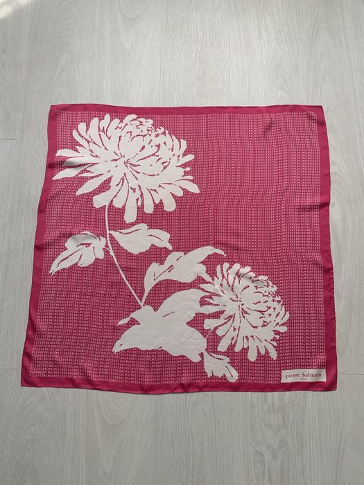 Pierre Balmain шовкова вінтажна хустина