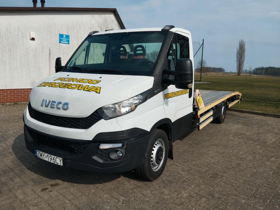 Wynajem autolaweta. Iveco 3500kg na haku