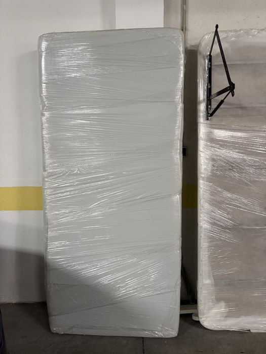 Sommier 90x200 com Arrumação + Colchão Emma