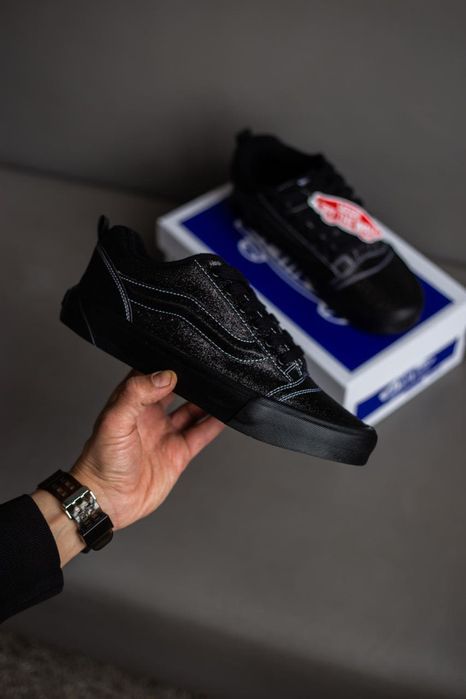 LUX! Vans Knu Skool VR3 LX 40 41 42 43 44 45 ванс кну скул чорні