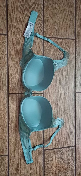 Zielony# miętowy biustonosz Sylvie Meis r. 80 B push up