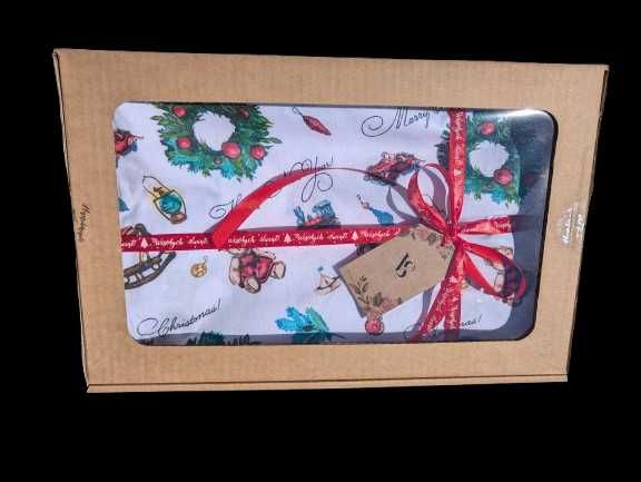 Pościel bawełniana160x200cm prezent+grstis 3elementy świąteczna  Polsk