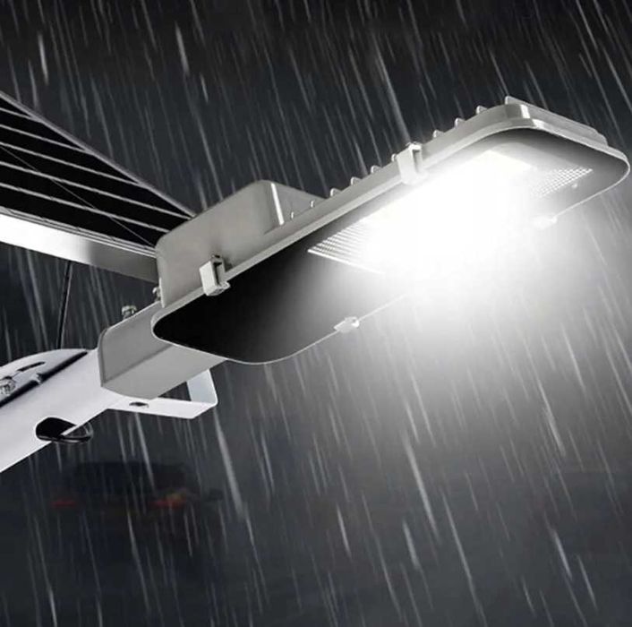 Latarnia Ogrodowa Solarna Na Słup MEGA MOCNA 2000W 247 LED Uliczna LED