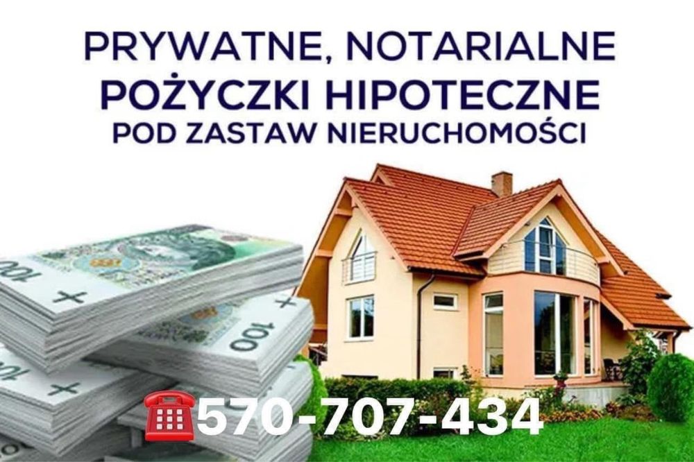Pożyczki pod zastaw mieszkania-prywatny inwestor .Bez sprawdzania baz