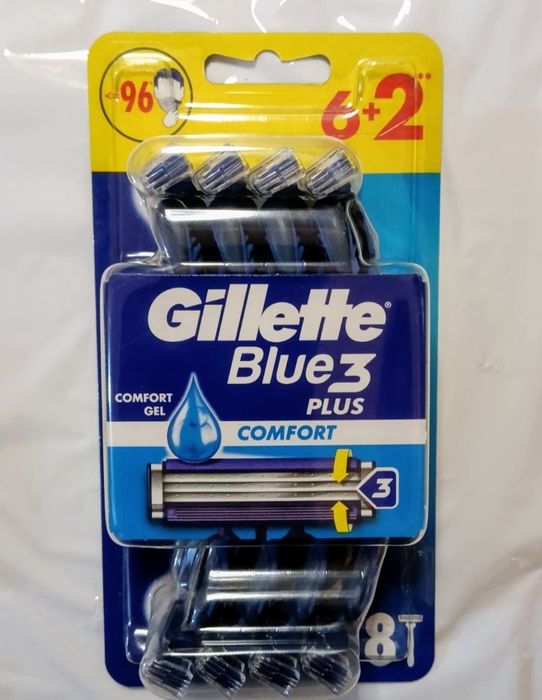 Gillette blue 3 comfort 8 szt. 4 opakowania