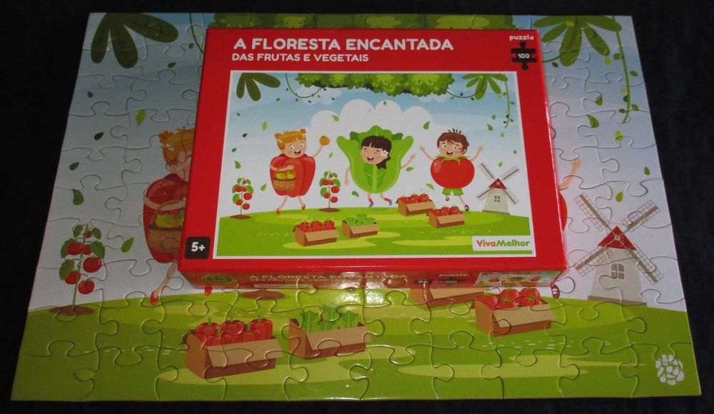 Puzzle A Floresta Encantada 100 peças Completo