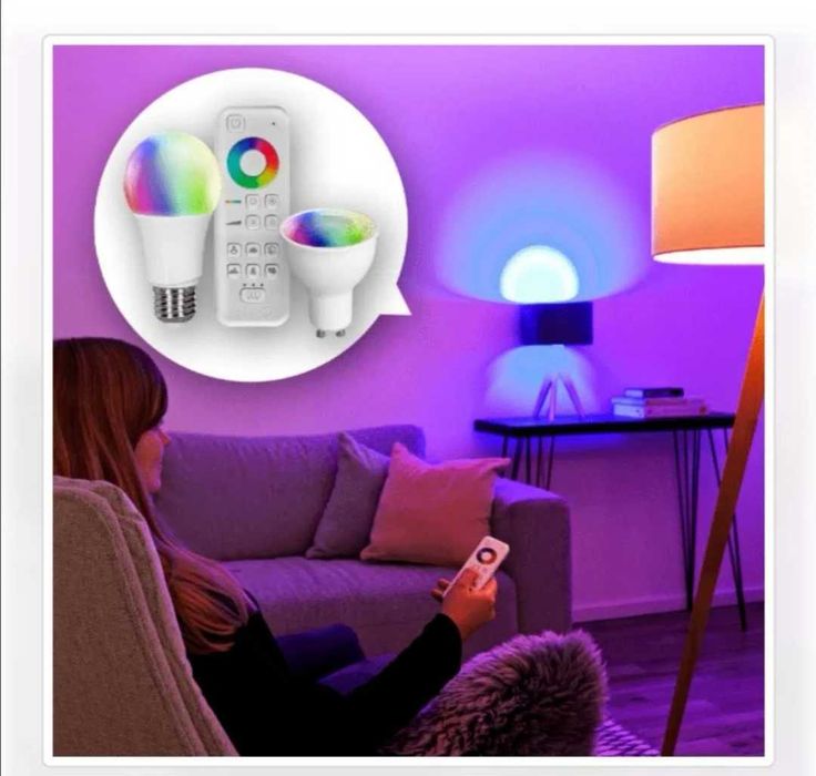 Lâmpadas led novas com sistema smart home a preço único com oferta!64284417885955124