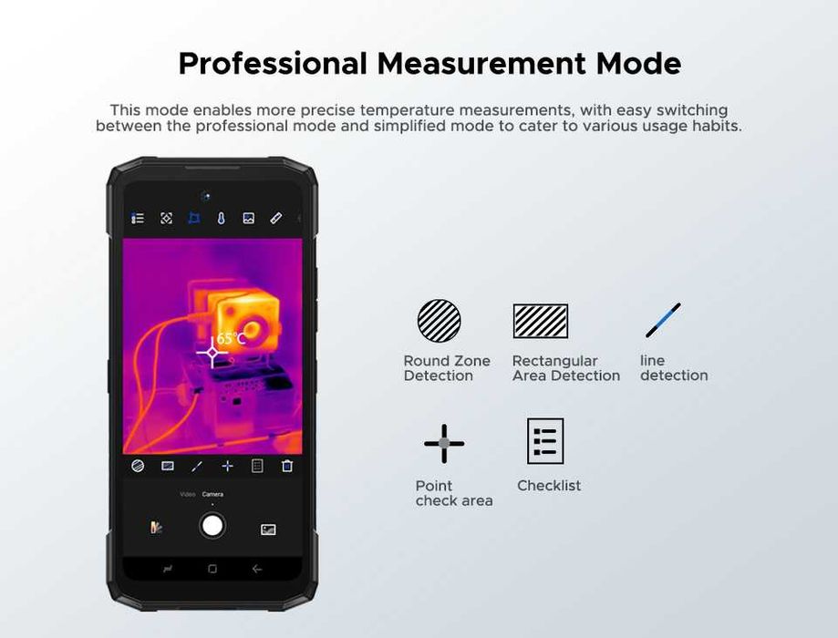 DOOGEE Fire 6, 16/256Gb, 50/8/тепловизор/8Mp, 10400мАч, 6,56" IP68/69К