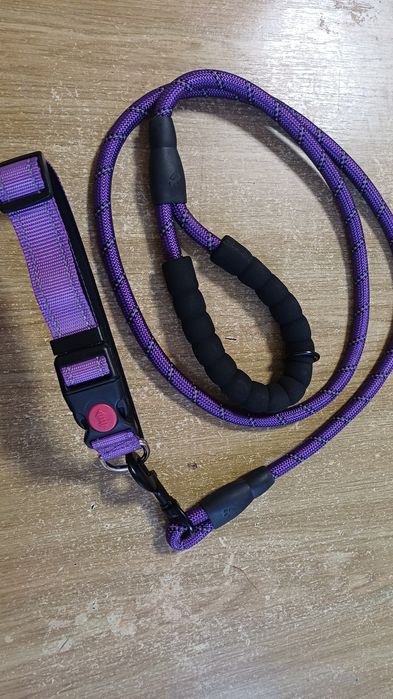 Повідець Нашийник для собаки міцний 1.5 метра