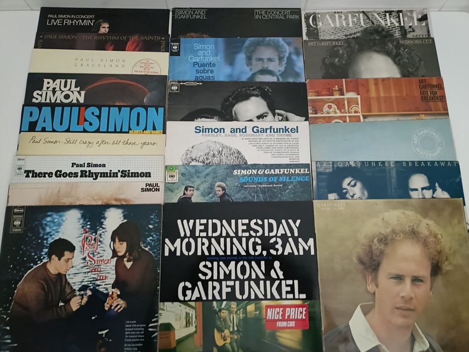 SIMON & GARFUNKEL, Paul SIMON, Art GARFUNKEL: Discografias - 21 albuns