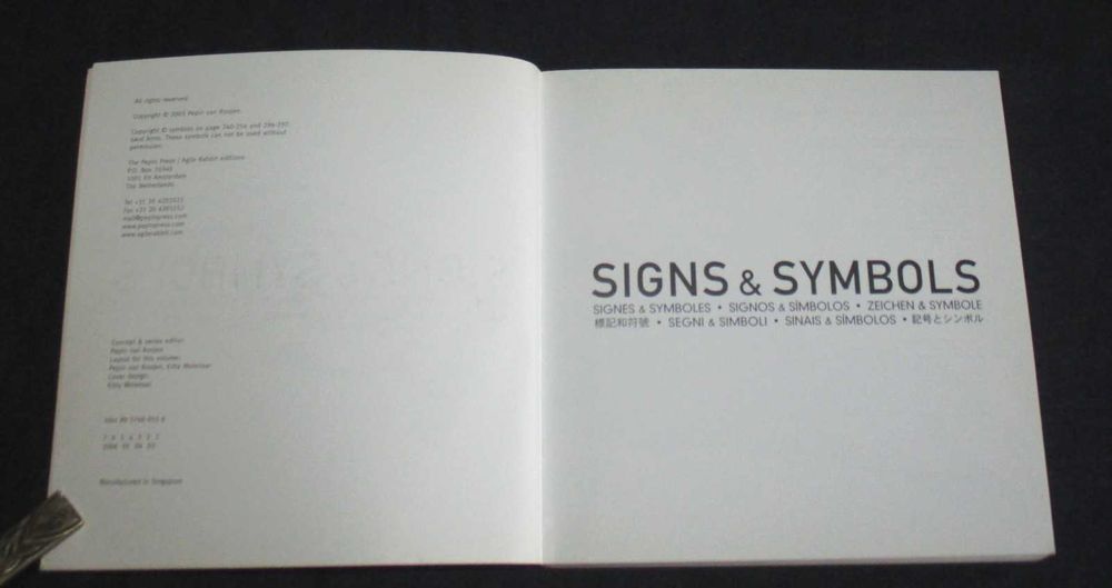 Livro Signos & Símbolos com CD Pepin Press