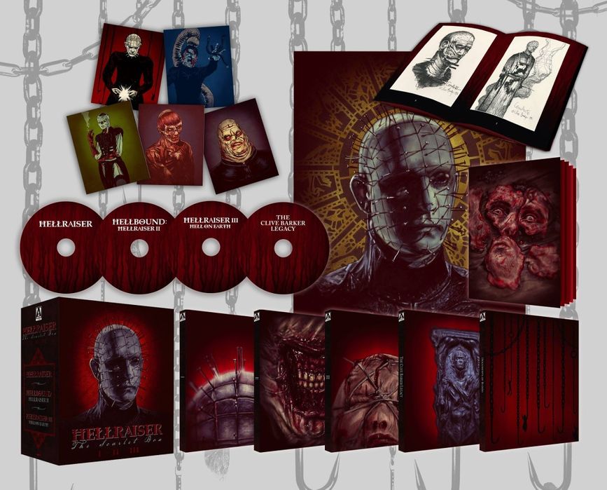 Trilogia Hellraiser - Scarlett Boxset - Fogo Maldito - Blu-ray