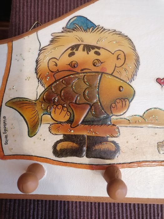 Bengaleiro infantil, decorado manualmente