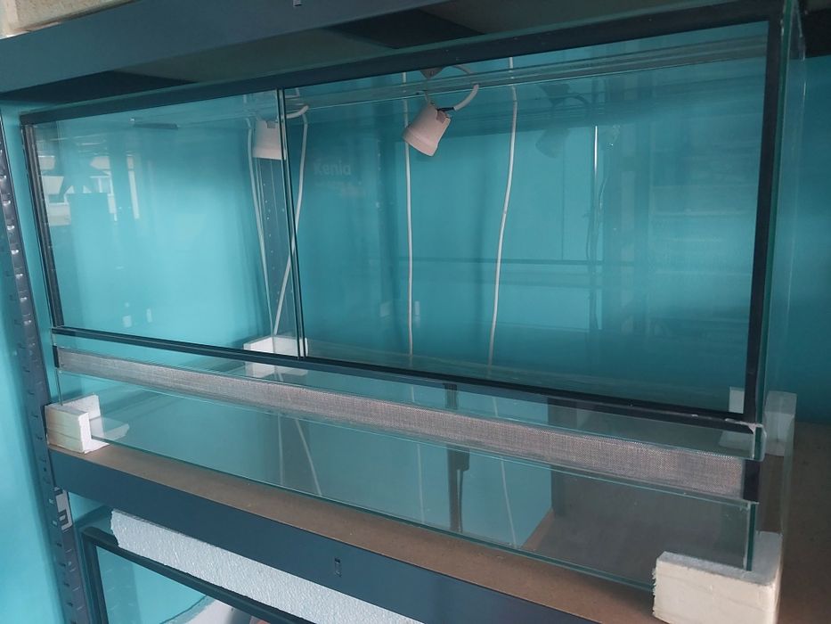 Terrarium szklane 80x40x40