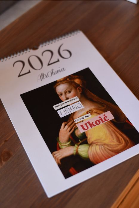 Kalendarz AltrOliwia 2026 kolaże