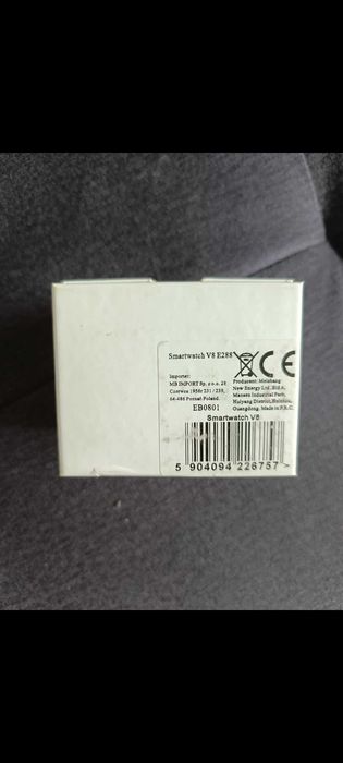 Nowy Smartwatch V8 E 288