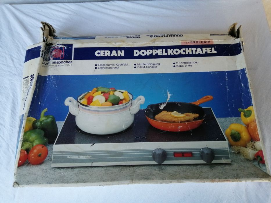 Kuchenka płyta grzejna ceramiczna 2 palniki 230V