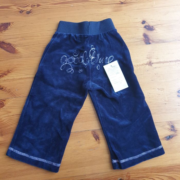 Spodnie dresowe welurowe nowe r. 92