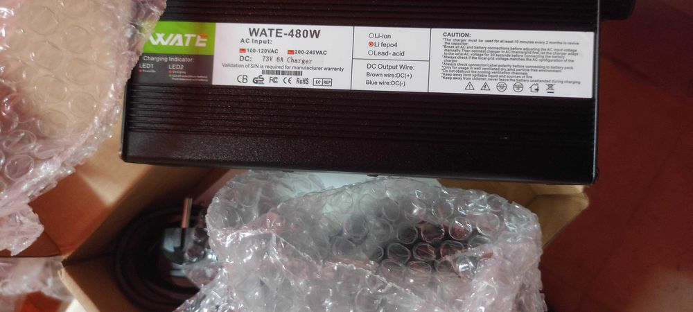 Зарядное устройство WATE-480W lifepo4 20s 6A