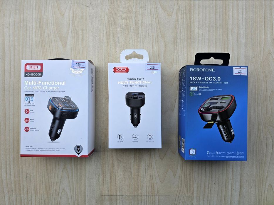 FM модулятор блютуз; Трансмітер ФМ в авто, з зарядкою; Hoco, Baseus