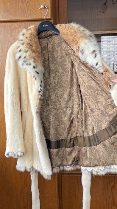 Futro z norki i lamparta