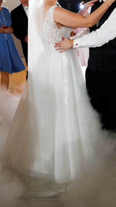 Suknia ślubna z welonem + szlafrok GRATIS