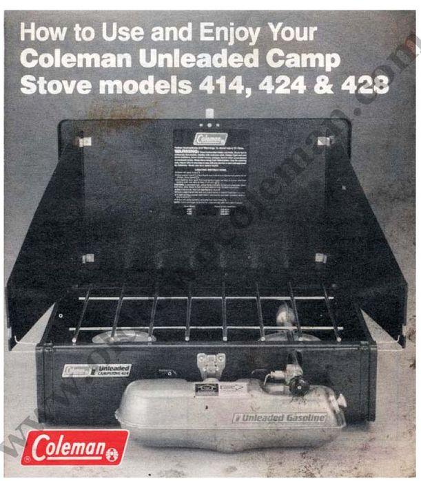 Fogão Portátil de acampamento Coleman duplo 424