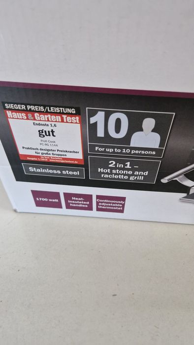 Grill elektryczny raclette ProfiCook