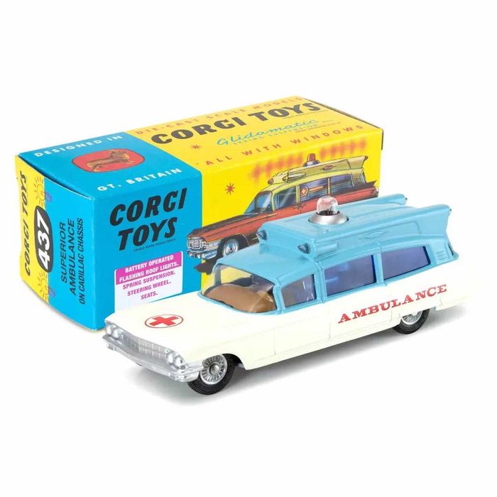 Miniatura Corgi Toys Cadillac Ambulancia N° 437