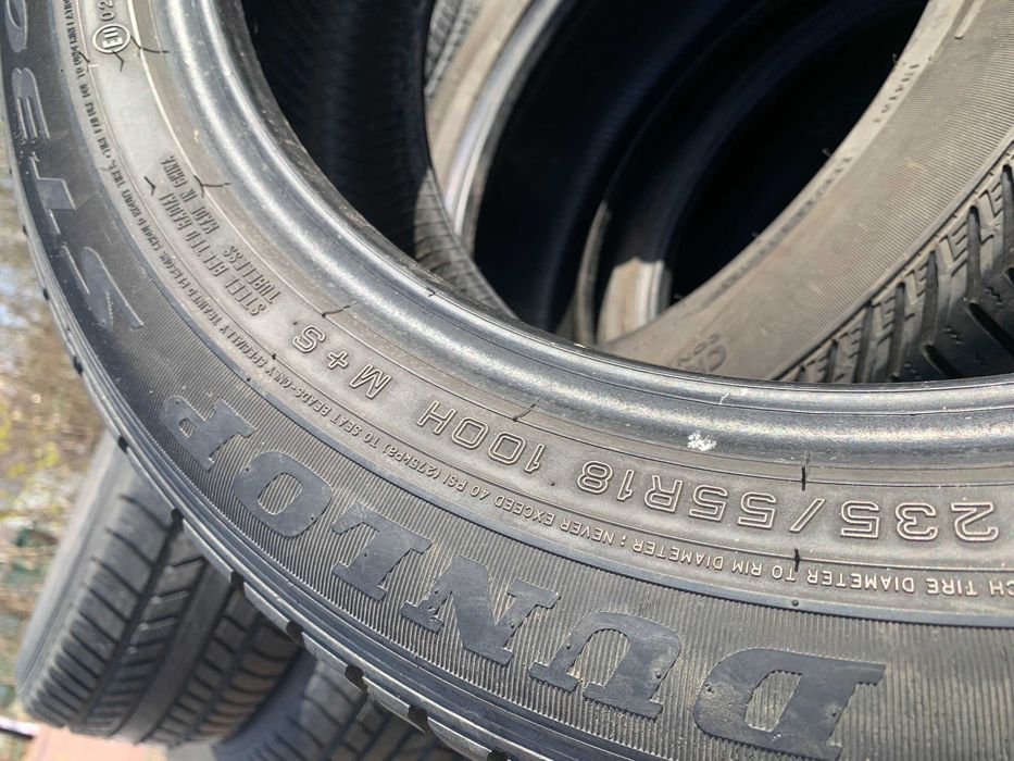 235-55-R18 DUNLOP GRANDTREK=комплект 4 штуки летней резины GERMANY 2023