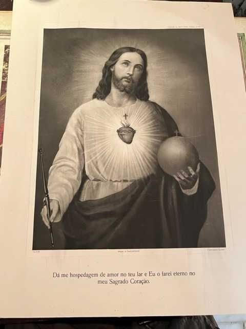 Gravura de cristo antiga