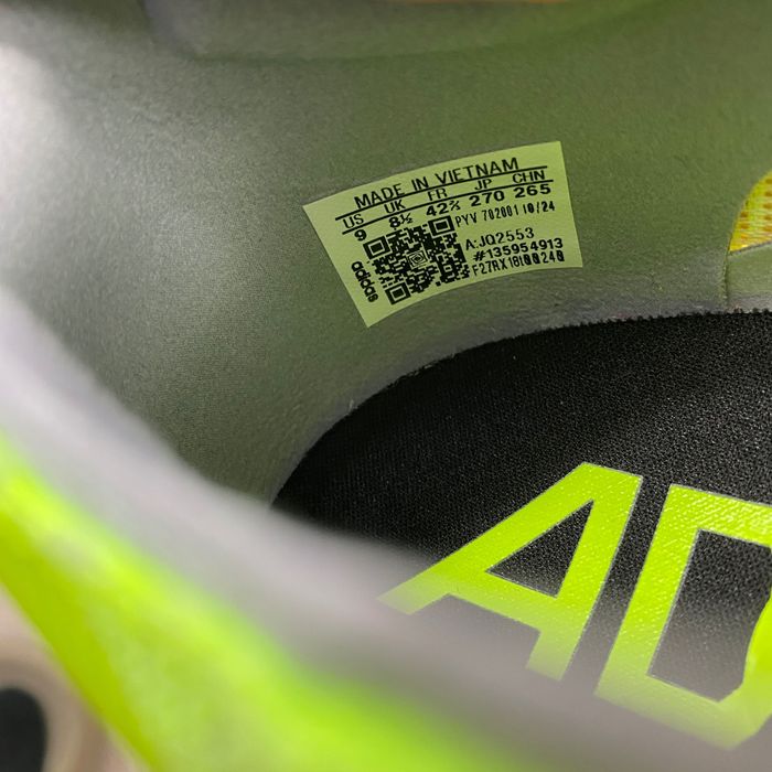 jq2553 нові adidas adizero boston 12 бігові кросівки running green