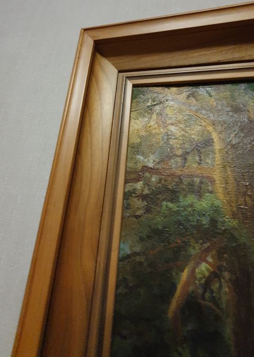 Срочно. Картина маслом " Утро в сосновом бору".