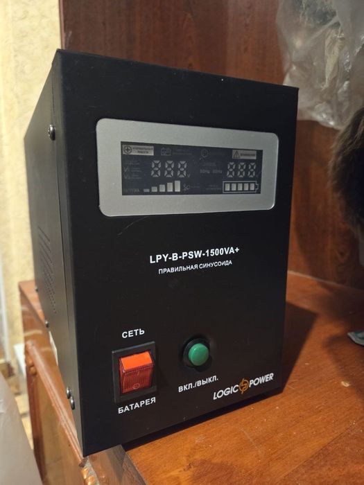 Потужний ІБП + LiFePO4 24V 70Ah  Чиста синусоїда | Резервне живлення будинку