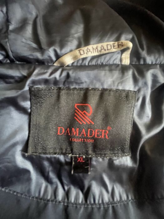 Куртка пуховик синий damader батал